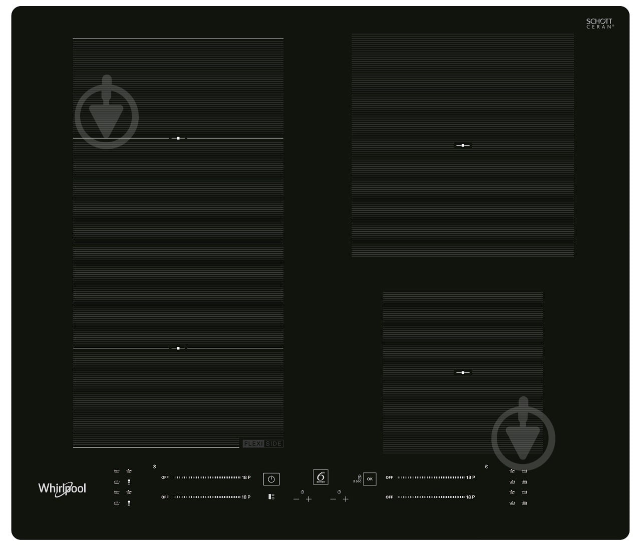 Варочная поверхность индукционная Whirlpool WF S0160 NE - фото 1 Варочная поверхность индукционная Whirlpool WF S0160 NE - фото 1