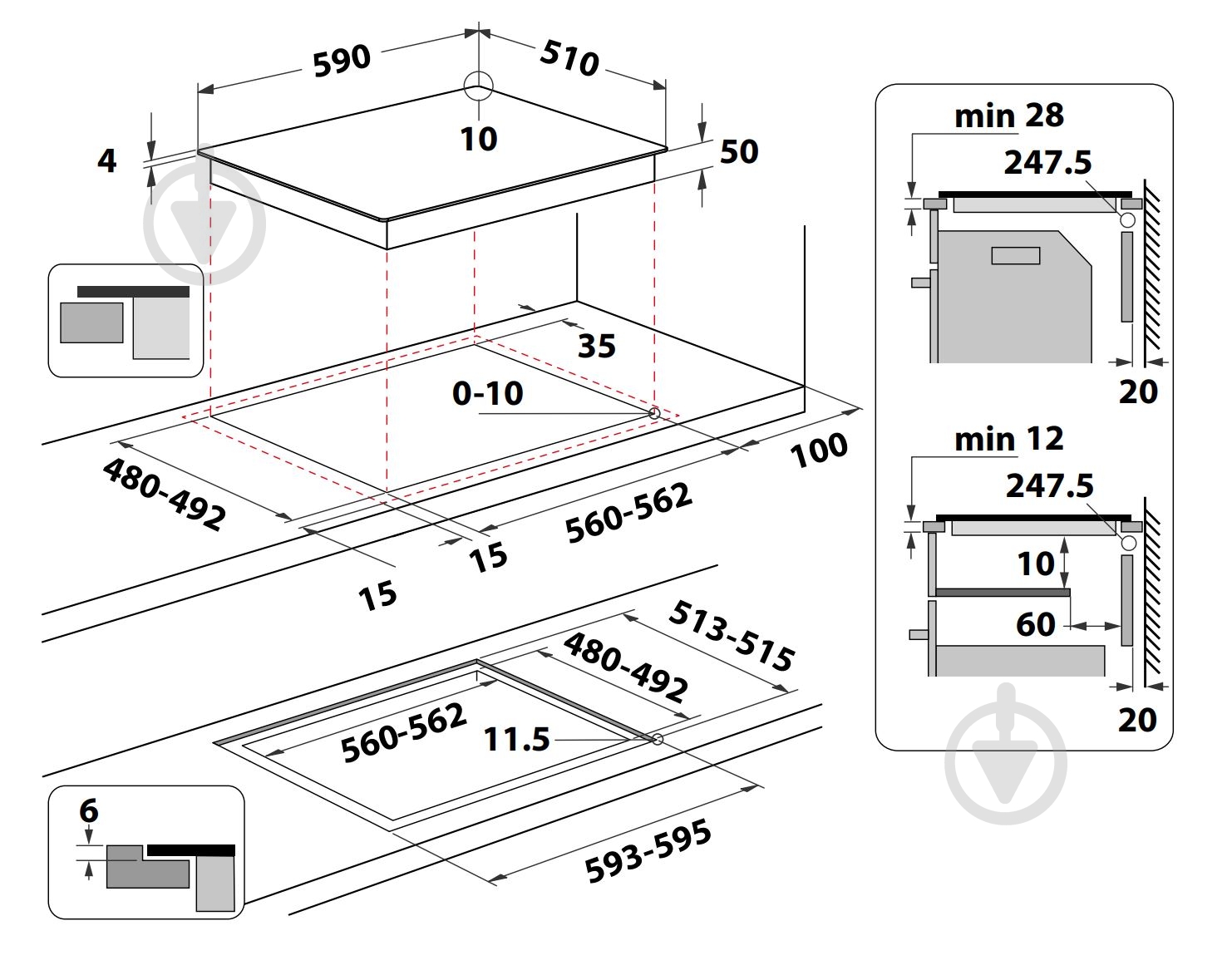 Варочная поверхность индукционная Whirlpool WF S0160 NE - фото 5 Варочная поверхность индукционная Whirlpool WF S0160 NE - фото 5