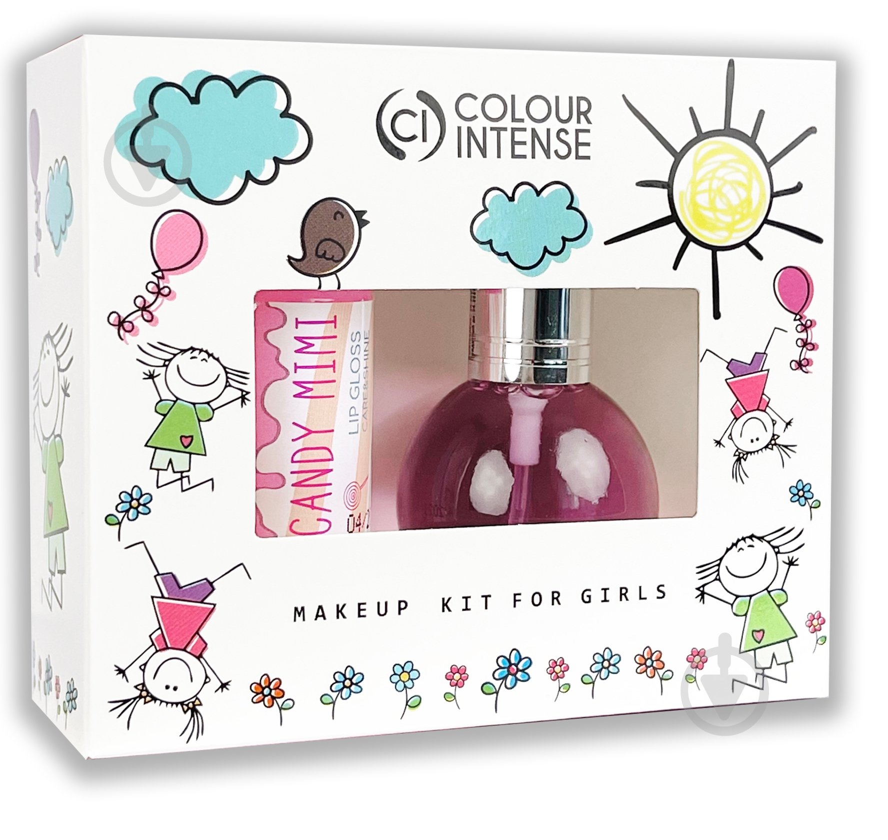 Набор подарочный Colour Intense №01 блеск для губ + туалетная вода 8 мл/15 мл - фото 1