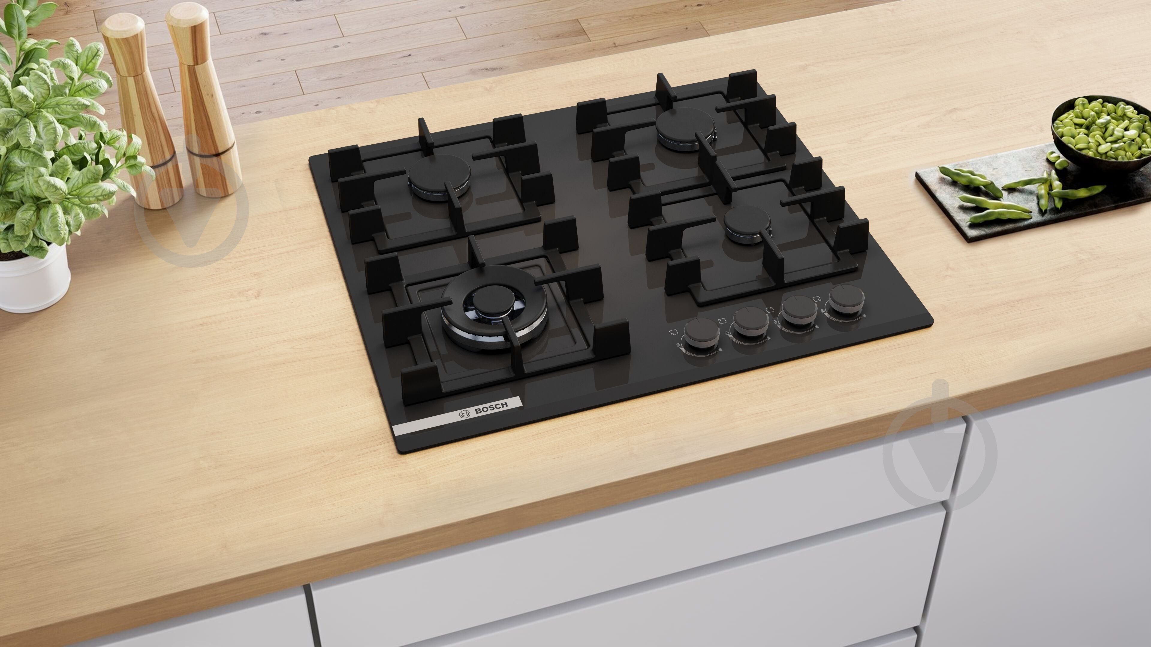 Варильна поверхня газова Bosch PNK6B6P40R - фото 5