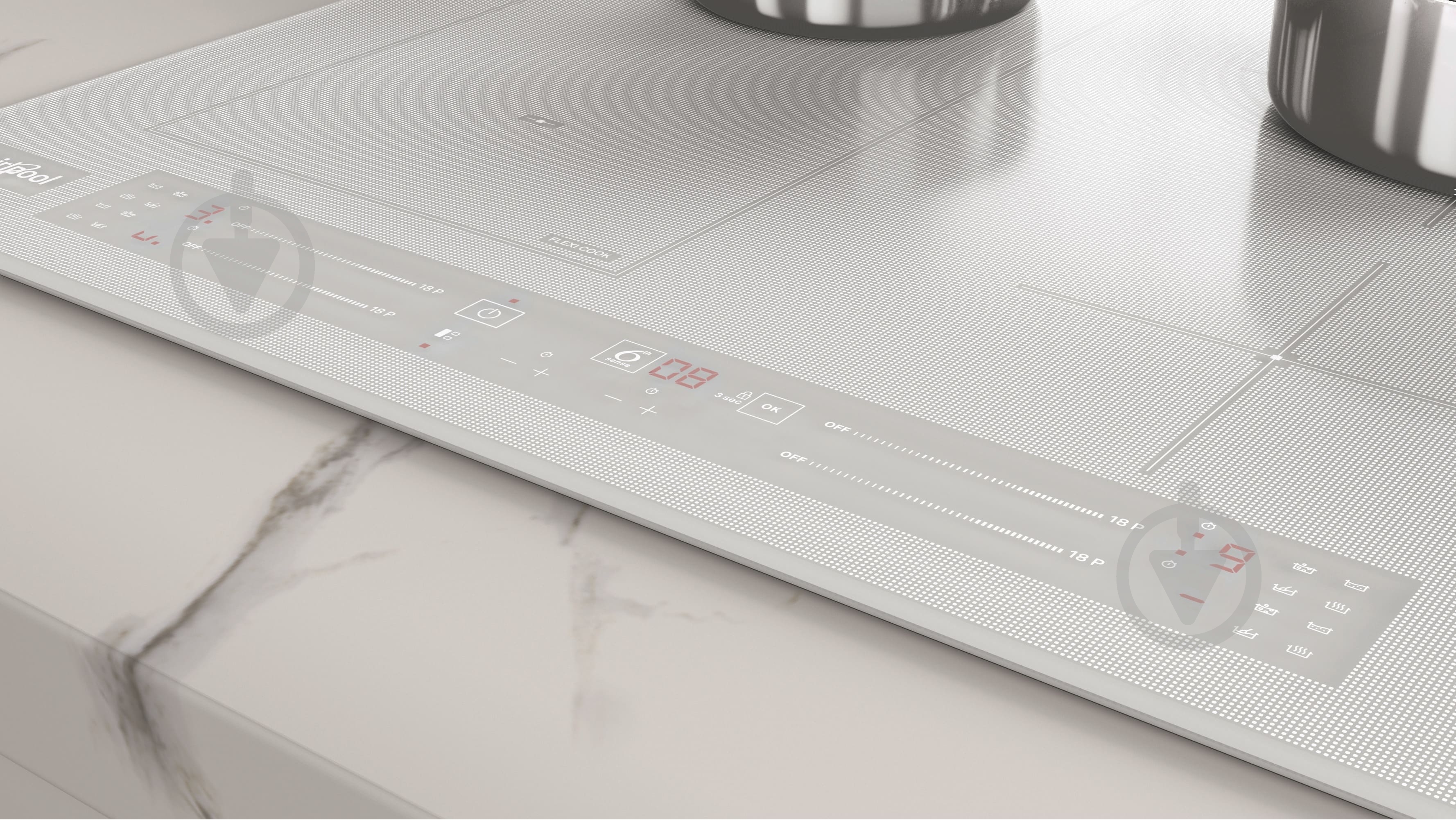 Варильна поверхня індукційна Whirlpool WL S5360 BF/W - фото 2 Варильна поверхня індукційна Whirlpool WL S5360 BF/W - фото 2