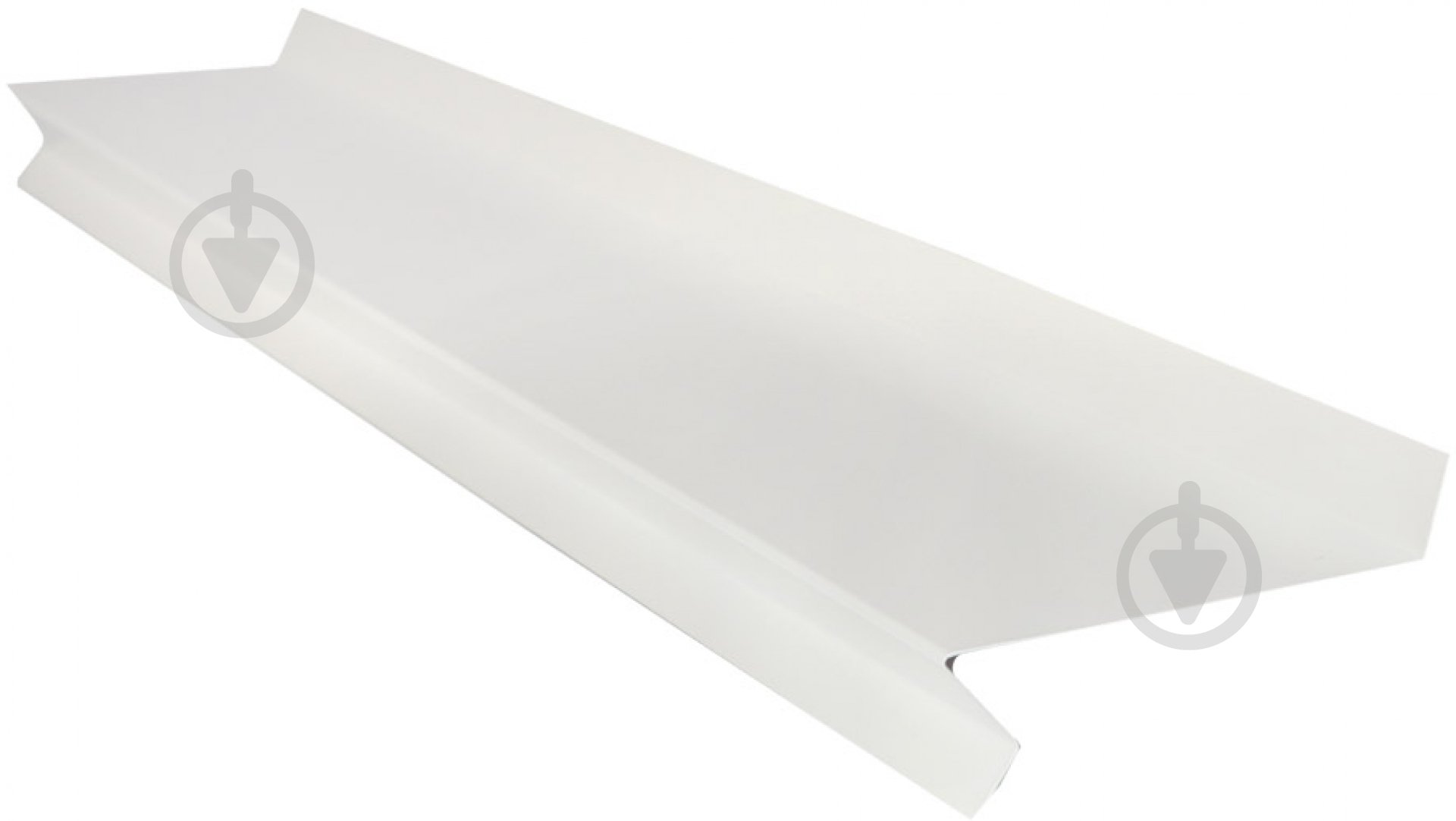 Отлив оконный 1500х120 мм белый - фото 1