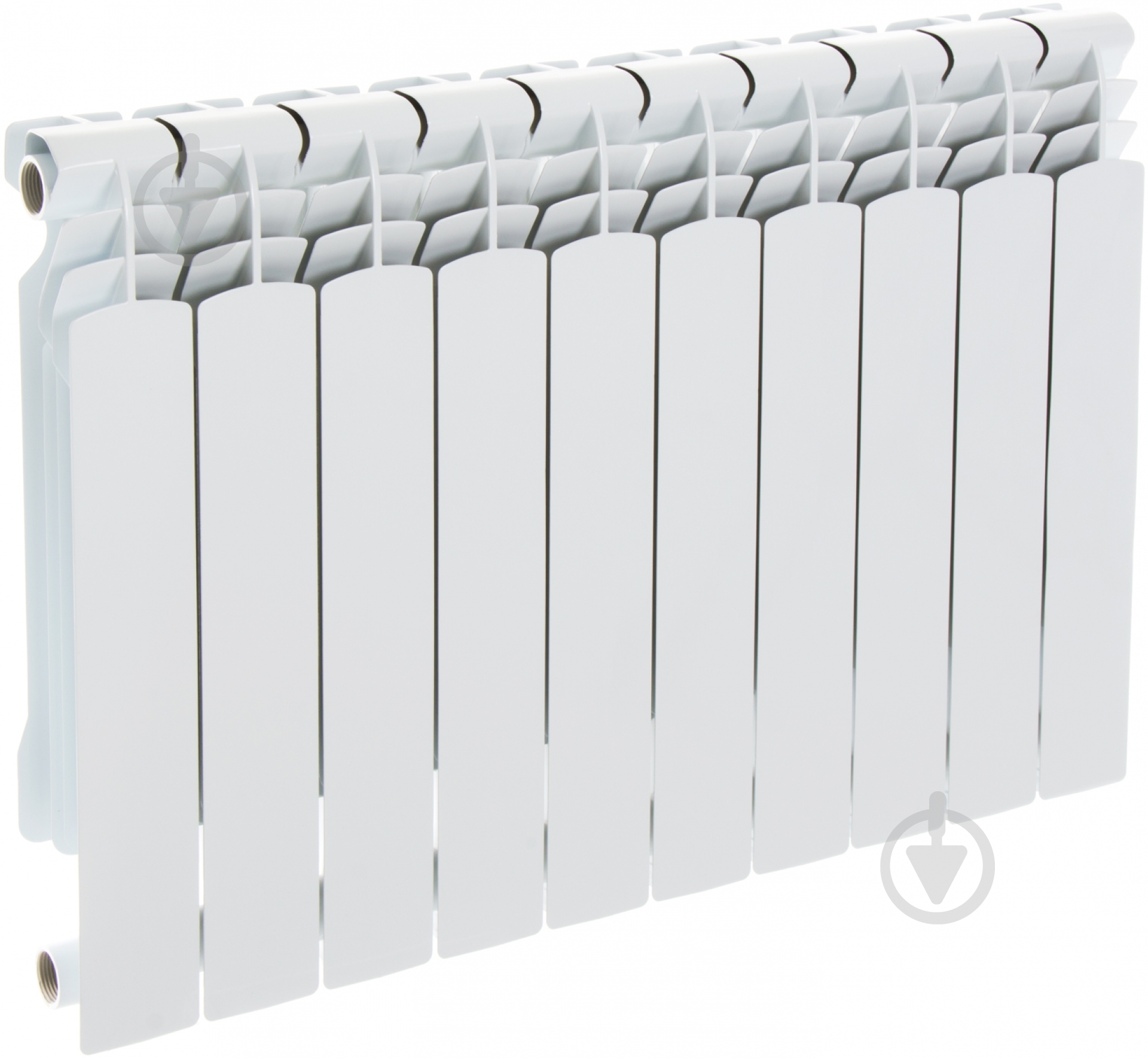 Радиатор алюминиевый Evro-Termo 500/96 - фото 1