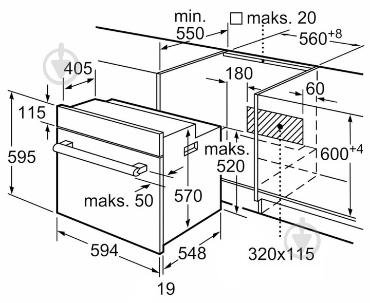 Духовой шкаф Siemens iQ500 HB557JEB6T - фото 6