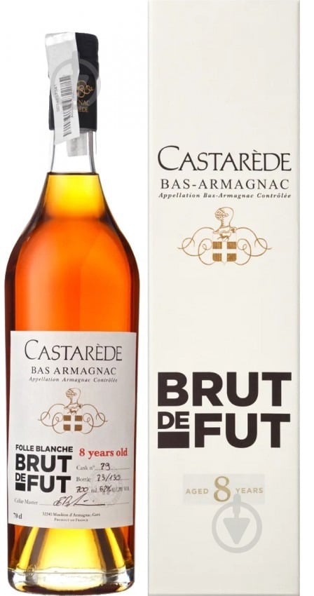 Арманьяк Armagnac Castarede Brut de Fut 8 років 0,7 л - фото 1 Арманьяк Armagnac Castarede Brut de Fut 8 років 0,7 л - фото 1