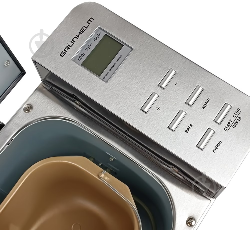 Хлебопечка Grunhelm GBM1000 710 Вт - фото 5 Хлебопечка Grunhelm GBM1000 710 Вт - фото 5
