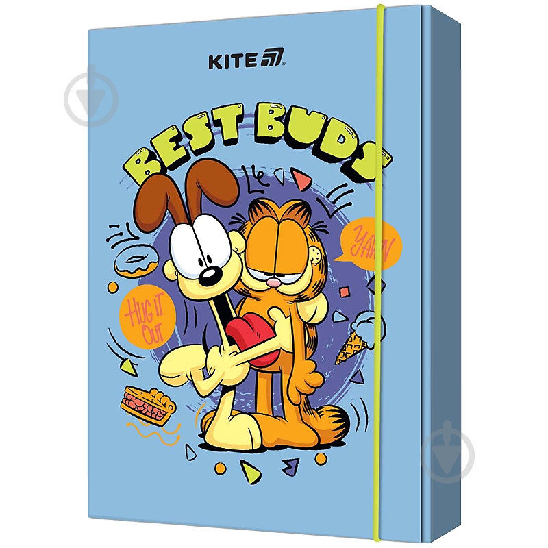 Папка на резинці В5 Garfield GF25-210 KITE - фото 1