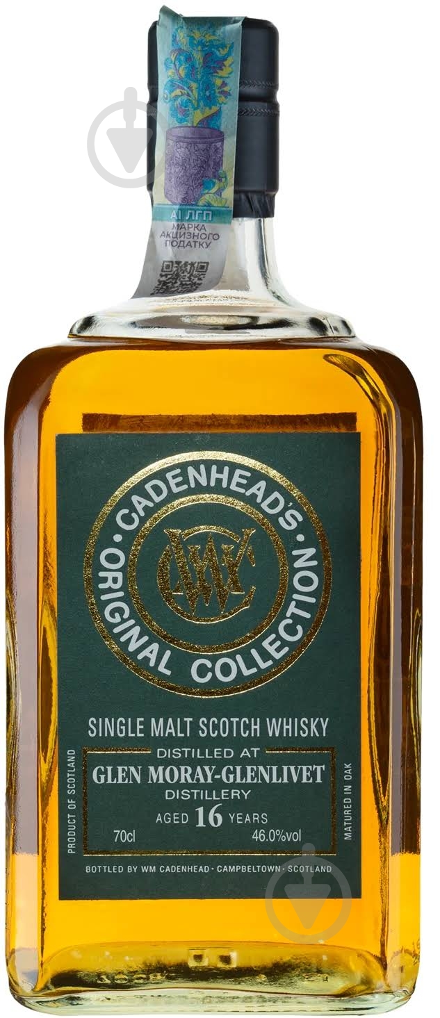 Віскі Cadenhead Glen Moray 16yo 0,7 л - фото 1 Віскі Cadenhead Glen Moray 16yo 0,7 л - фото 1