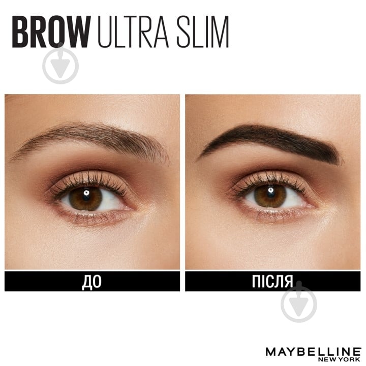 Олівець для брів Maybelline New York Brow Ultra Slim 06 Black Brown 0,15 г - фото 6