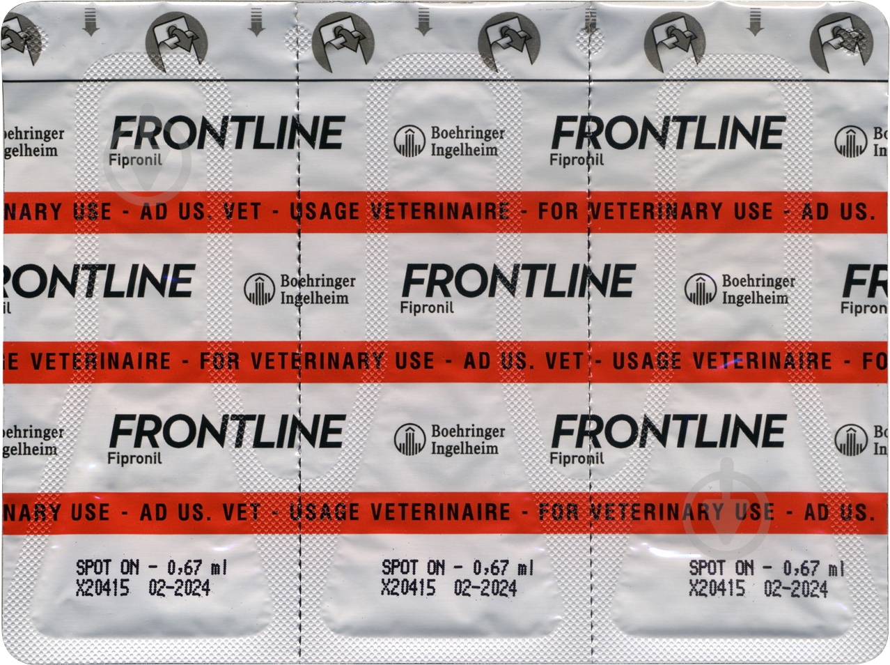 Краплі Frontline Boehringer Ingelheim Spot-on проти бліх і кліщів для собак вагою 2-10 кг (2000981007690) 0,67 мл - фото 5 Краплі Frontline Boehringer Ingelheim Spot-on проти бліх і кліщів для собак вагою 2-10 кг (2000981007690) 0,67 мл - фото 5