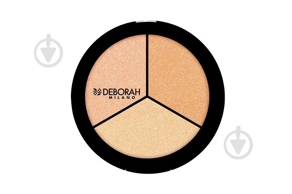 Хайлайтер DEBORAH Trio Highlighter Palette 5 г - фото 1