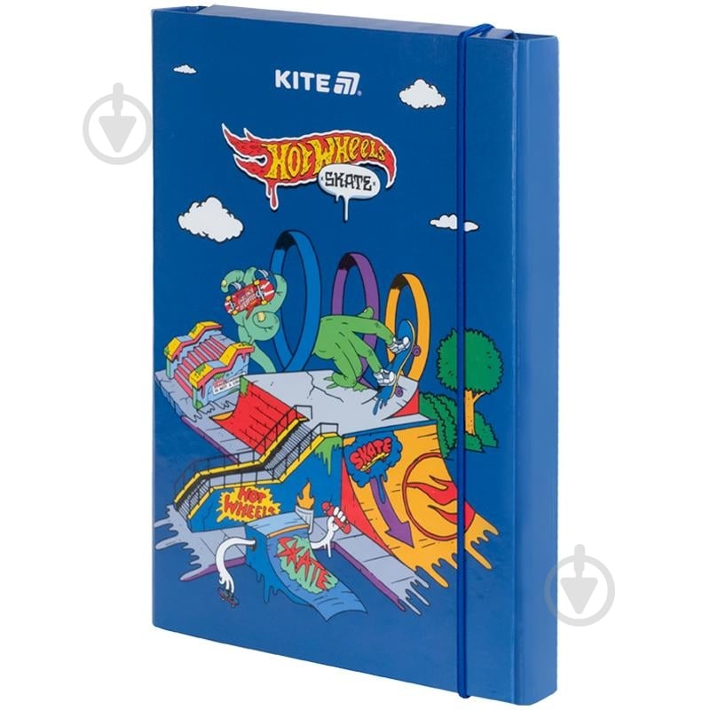 Папка на резинке B5 Hot Wheels HW25-210-2 KITE - фото 1