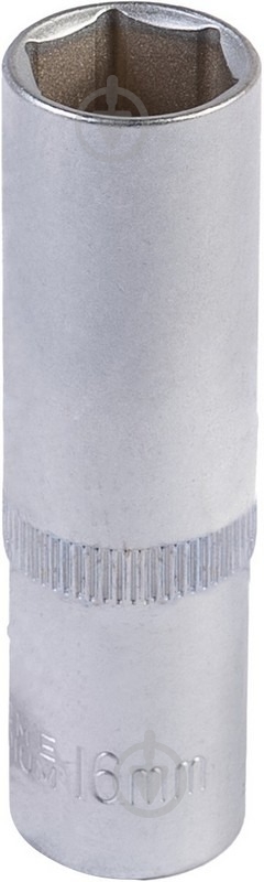 Насадка торцева 6-гранна подовжена 1/2" 16 мм CRV MasterTool 1 шт. 78-0516 - фото 1 Насадка торцева 6-гранна подовжена 1/2" 16 мм CRV MasterTool 1 шт. 78-0516 - фото 1