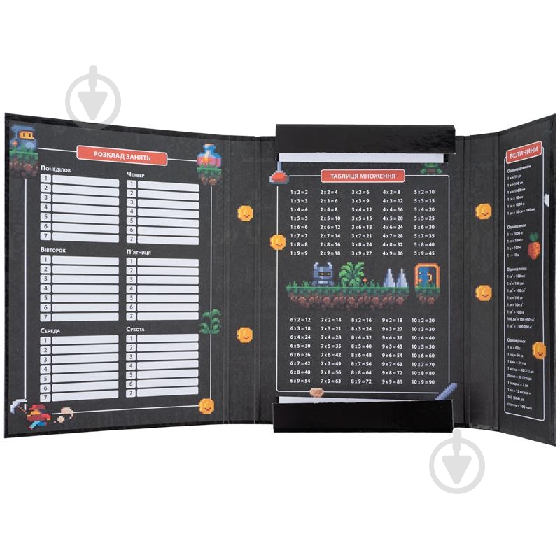 Папка на резинке B5 Pixel Game K25-210-2 KITE - фото 3