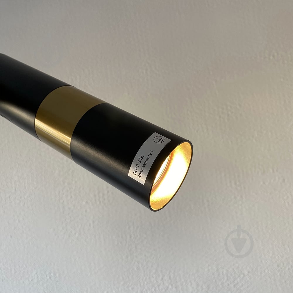 Подвес Blitz 1x3 Вт GU10 черный 6002-31B - фото 4