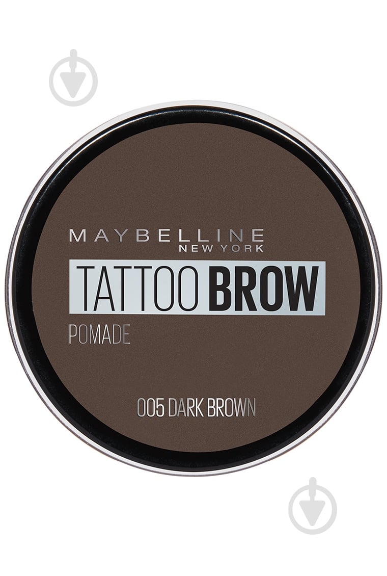 Помада для брів Maybelline New York Tattoo Brow 005 Dark Brown 2 г - фото 1