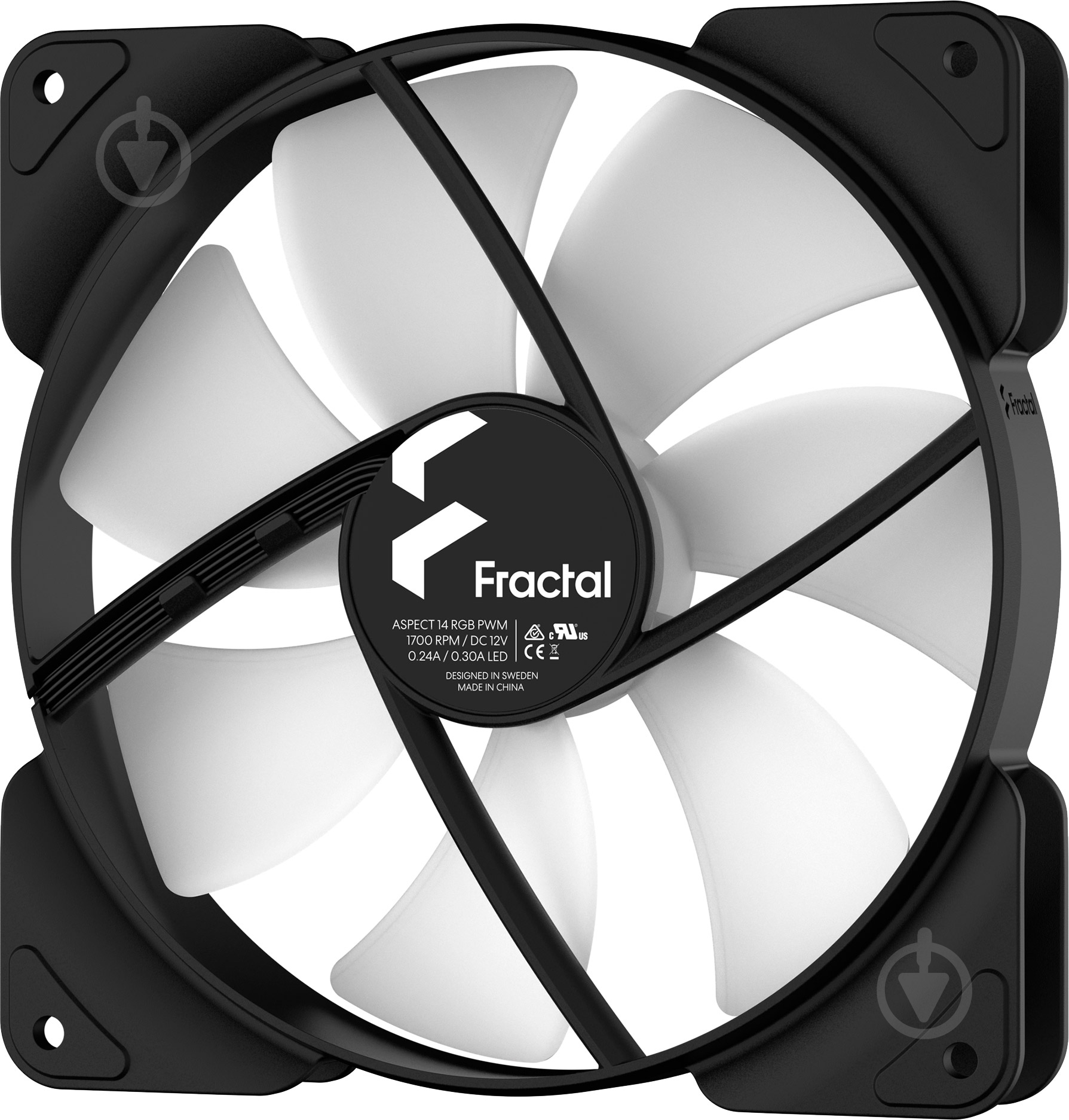 Вентилятор Fractal Design Aspect 14 RGB White Frame (P1763) - фото 4