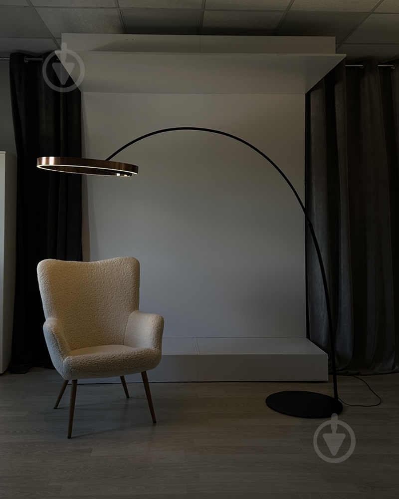 Торшер Edlin Comet 18 Вт LED-модуль чорний/мідний PLP25143 - фото 4 Торшер Edlin Comet 18 Вт LED-модуль чорний/мідний PLP25143 - фото 4