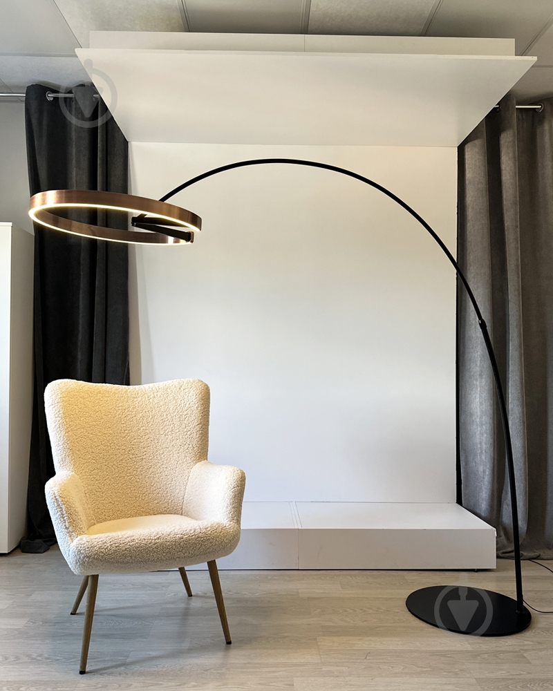 Торшер Edlin Comet 18 Вт LED-модуль чорний/мідний PLP25143 - фото 2 Торшер Edlin Comet 18 Вт LED-модуль чорний/мідний PLP25143 - фото 2