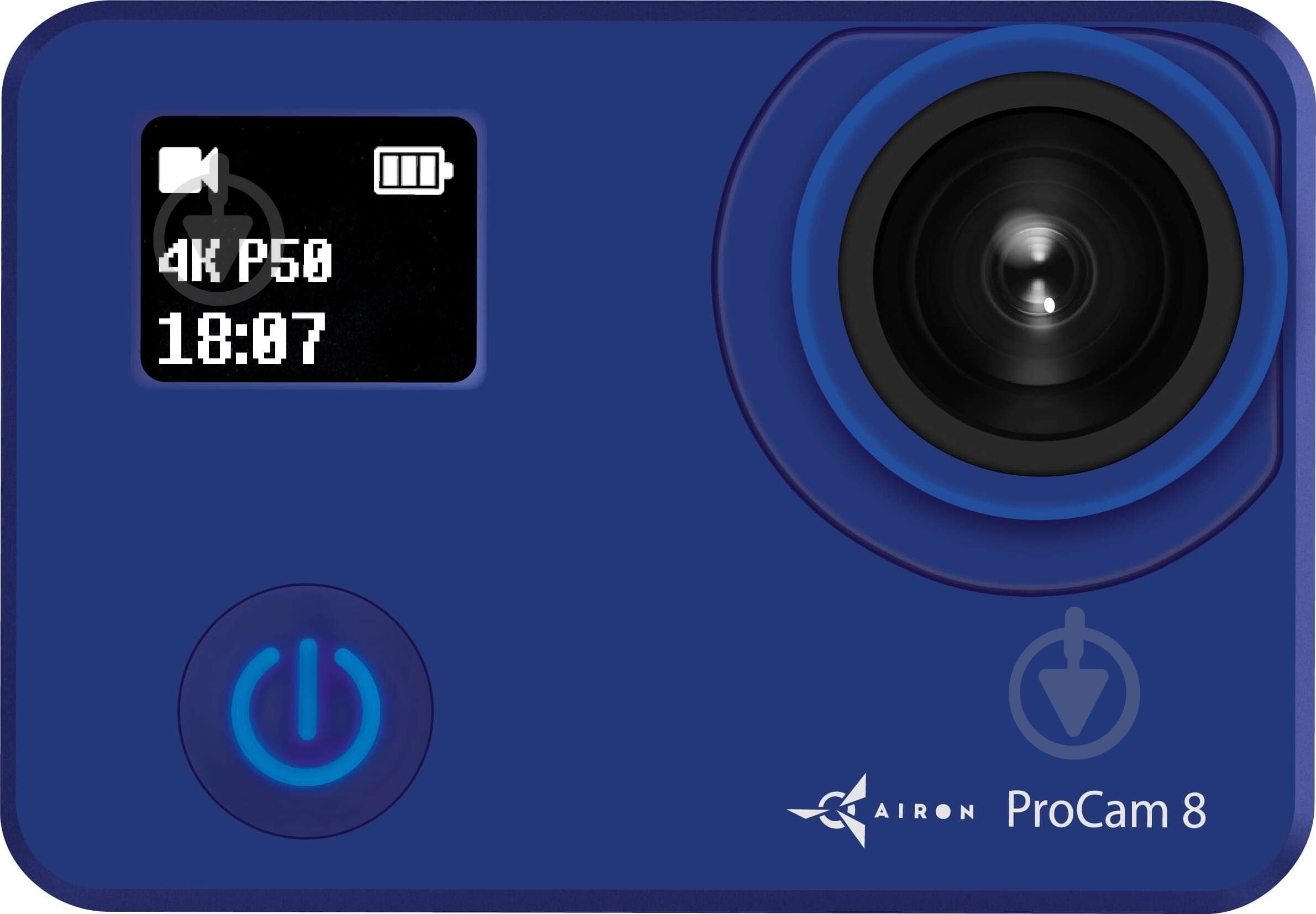 Экшн-камера AIRON ProCam 8 Blue black (4822356754475) - фото 1