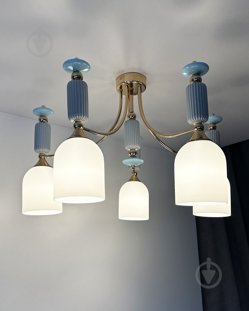 Люстра Edlin Almira 5x60 Вт E27 мульті PLP25165 - фото 6