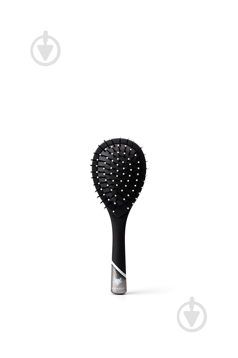 Щетка для волос KRAGO овальная маленькаяя Line br-ws-007 черный - фото 2