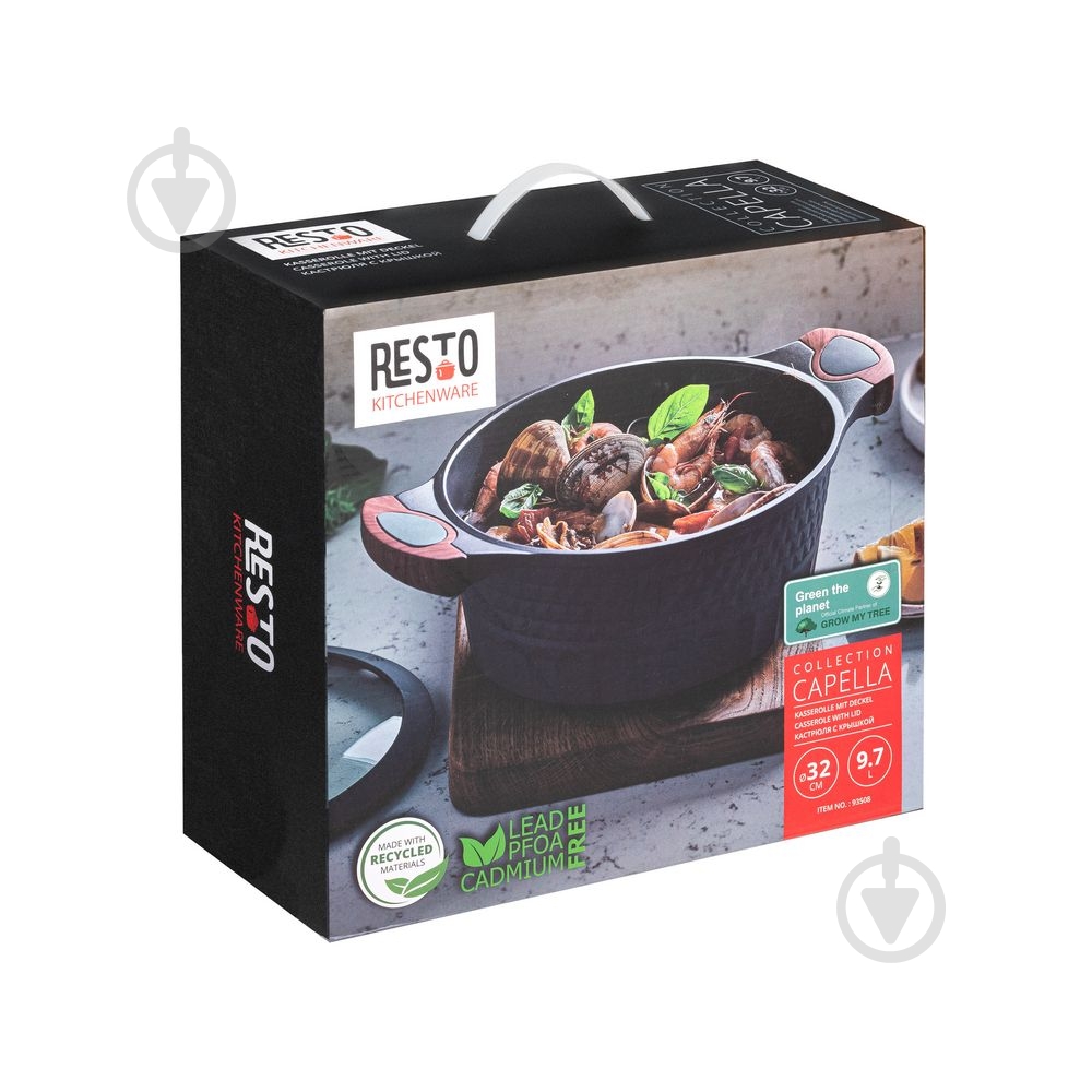 Кастрюля RESTO 32 см 9.7 л 93508 - фото 9