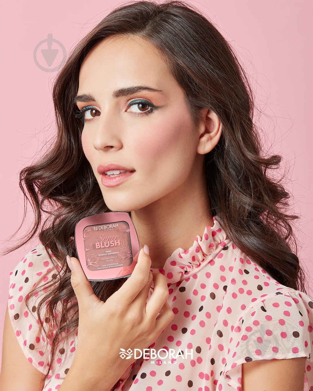 Румяна DEBORAH Super Blush сияющие 04 Peach 9 г - фото 4