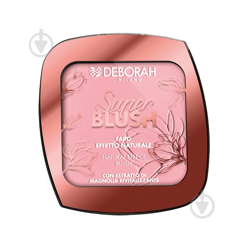 Румяна DEBORAH Super Blush сияющие 04 Peach 9 г - фото 1