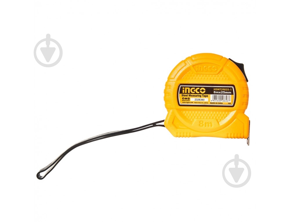 Рулетка INGCO Super Select HSMT39825-1 8 м x 25 мм - фото 1 Рулетка INGCO Super Select HSMT39825-1 8 м x 25 мм - фото 1