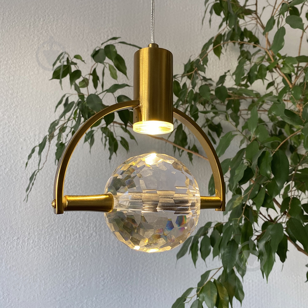 Подвес Blitz 1x3 Вт золотой 2403-31 - фото 2 Подвес Blitz 1x3 Вт золотой 2403-31 - фото 2