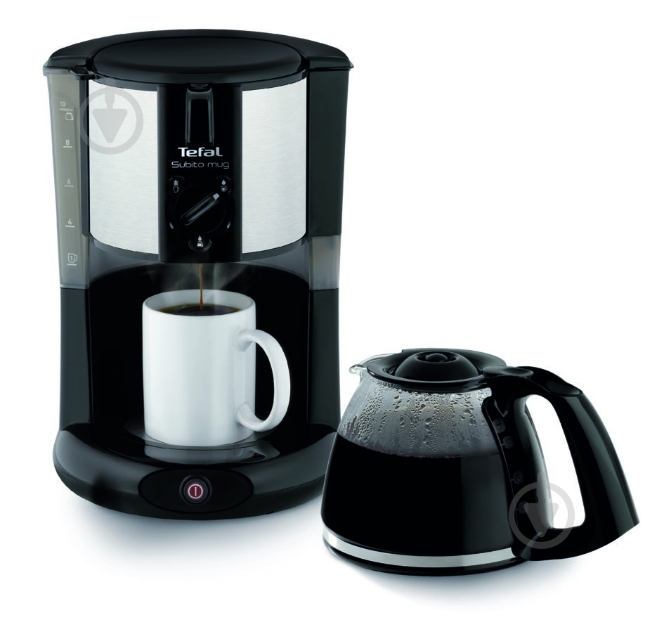 УЦЕНКА! кофеварка капельная Tefal Subito mug CM290838 (УЦ №132) - фото 1 УЦЕНКА! кофеварка капельная Tefal Subito mug CM290838 (УЦ №132) - фото 1