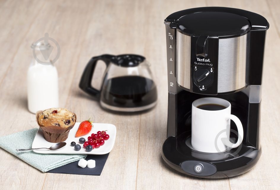 УЦЕНКА! кофеварка капельная Tefal Subito mug CM290838 (УЦ №132) - фото 4 УЦЕНКА! кофеварка капельная Tefal Subito mug CM290838 (УЦ №132) - фото 4