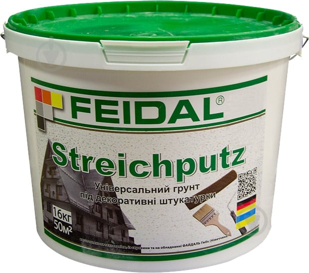 Ґрунтовка адгезійна Feidal Streichputz UA 16 кг - фото 1 Ґрунтовка адгезійна Feidal Streichputz UA 16 кг - фото 1