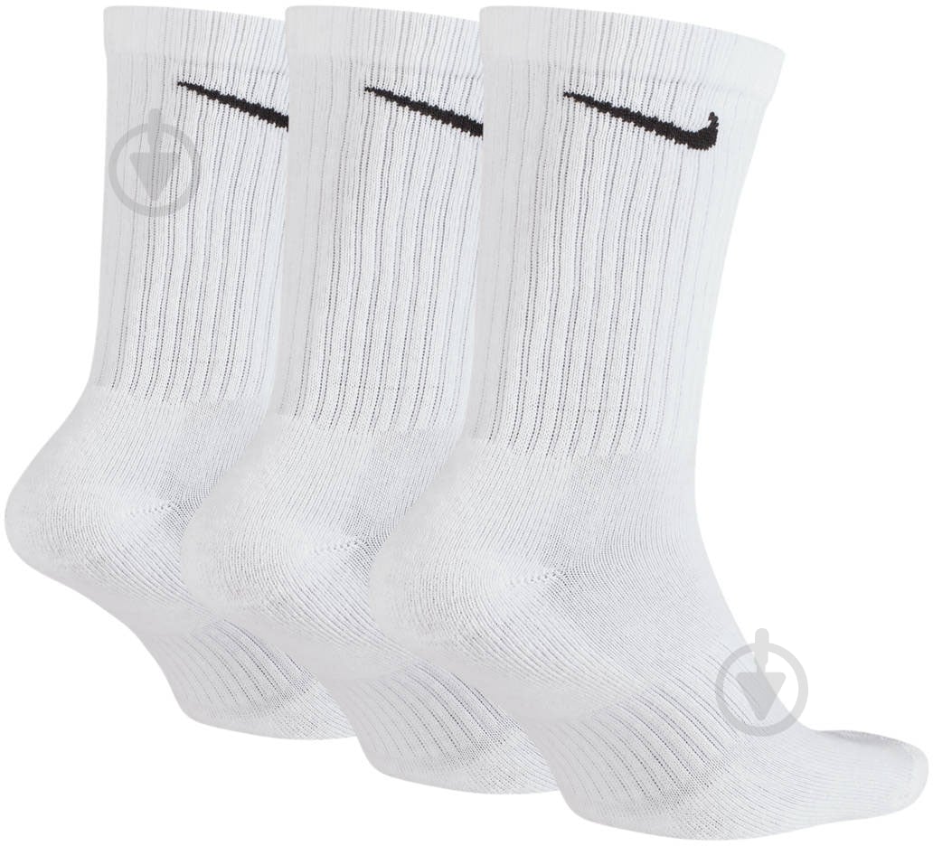 Носки Nike Everyday Cushioned SX7664-100 р.42-46 белый 3 пари шт. - фото 2