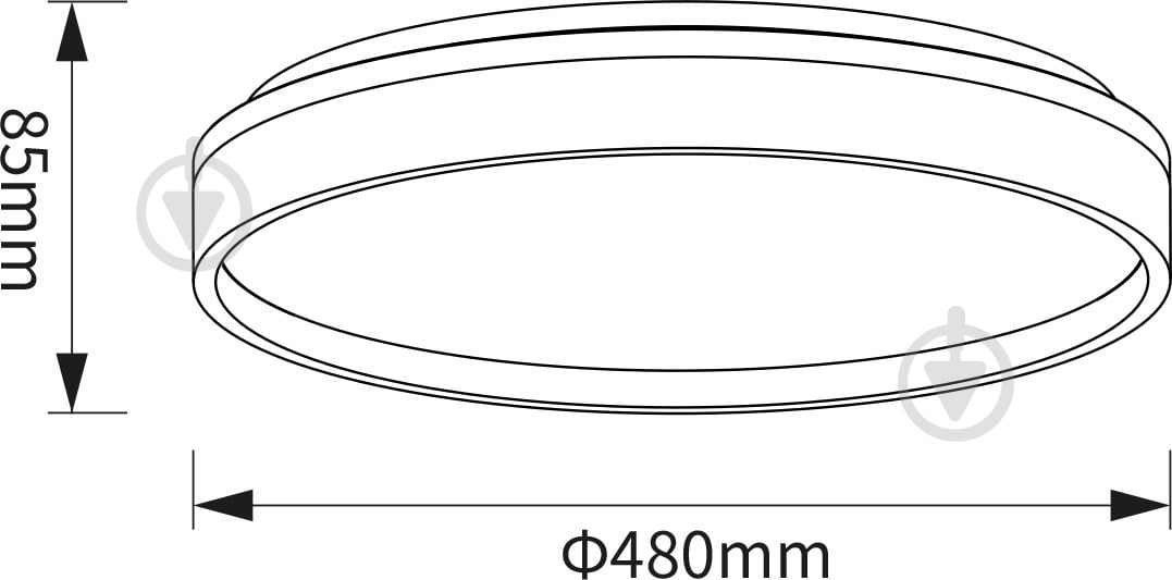 Світильник стельовий Sensio LED Isa 60 Вт білий 3000-6500 К AR-N250301395 - фото 5