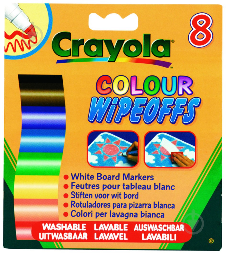 Набор для творчества Crayola Фломастеры для доски - фото 1