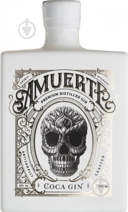 Джин Coca Leaf Gin White Edition 43 % 0,7 л - фото 1