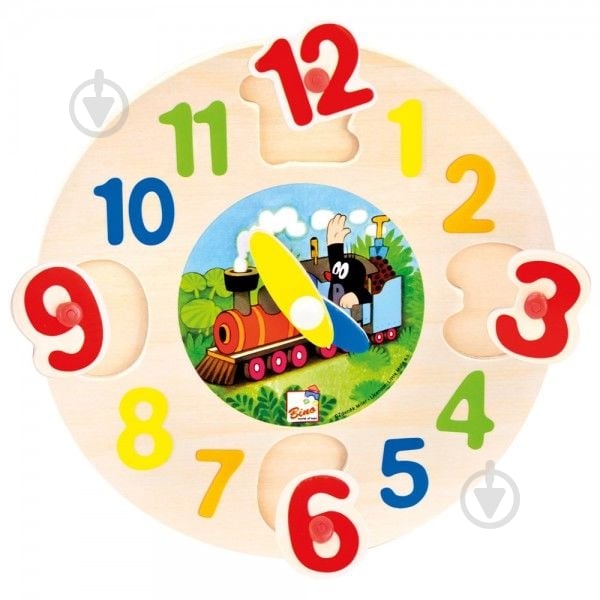 Часы Bino Пазл Кротик - фото 1