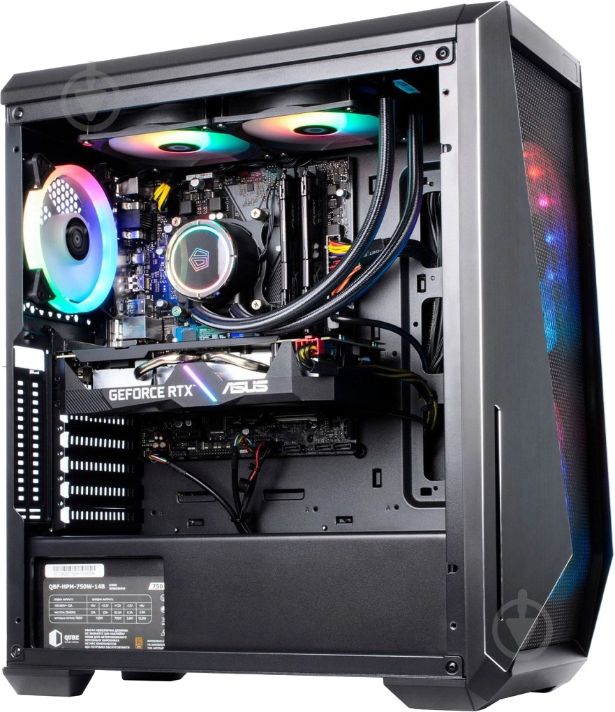 Компьютер персональный Artline Gaming X77 (X77v98Win) black - фото 7