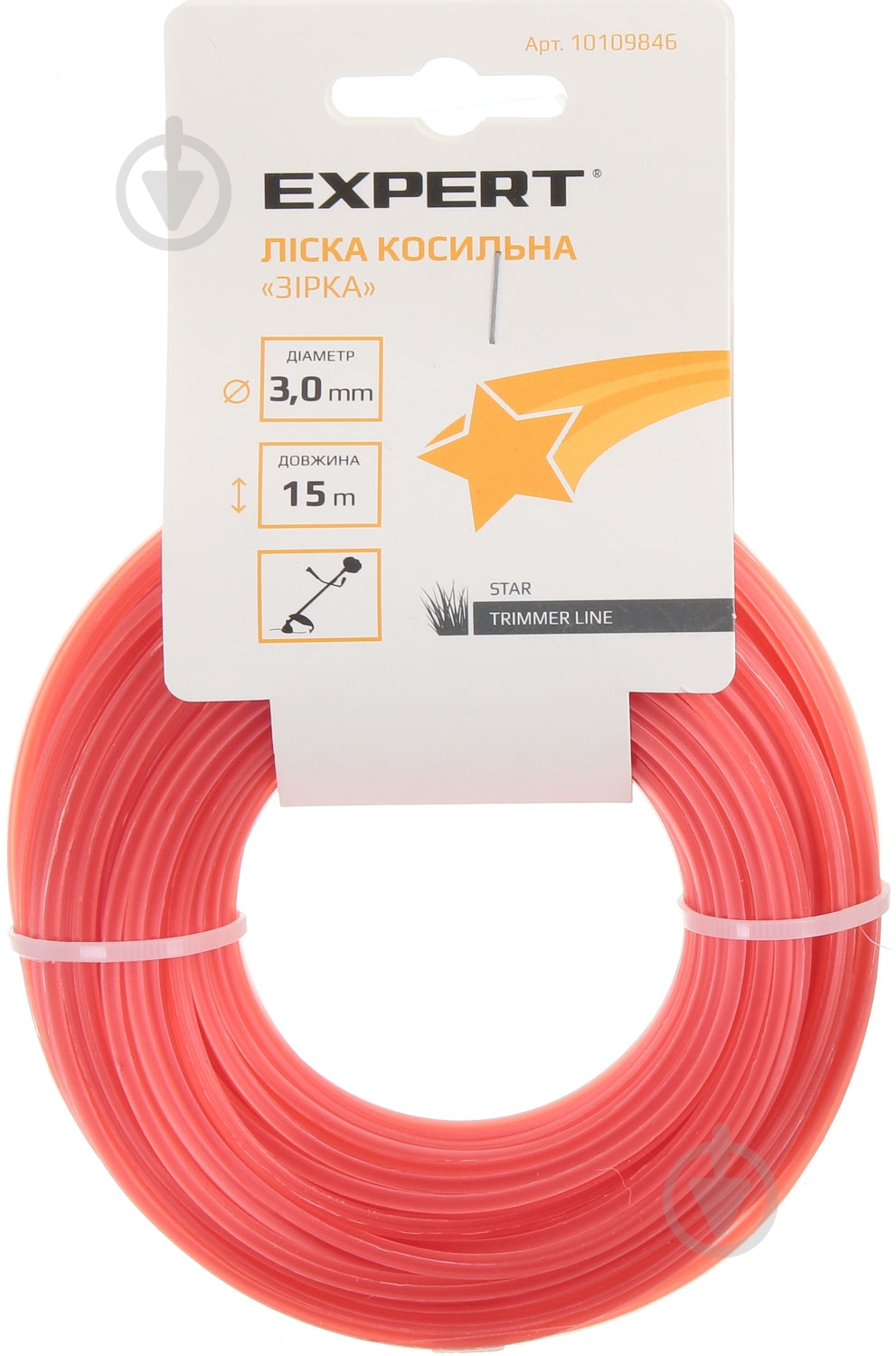 Леска для мотокосы Expert Garden Звезда 3 мм - фото 1 Леска для мотокосы Expert Garden Звезда 3 мм - фото 1