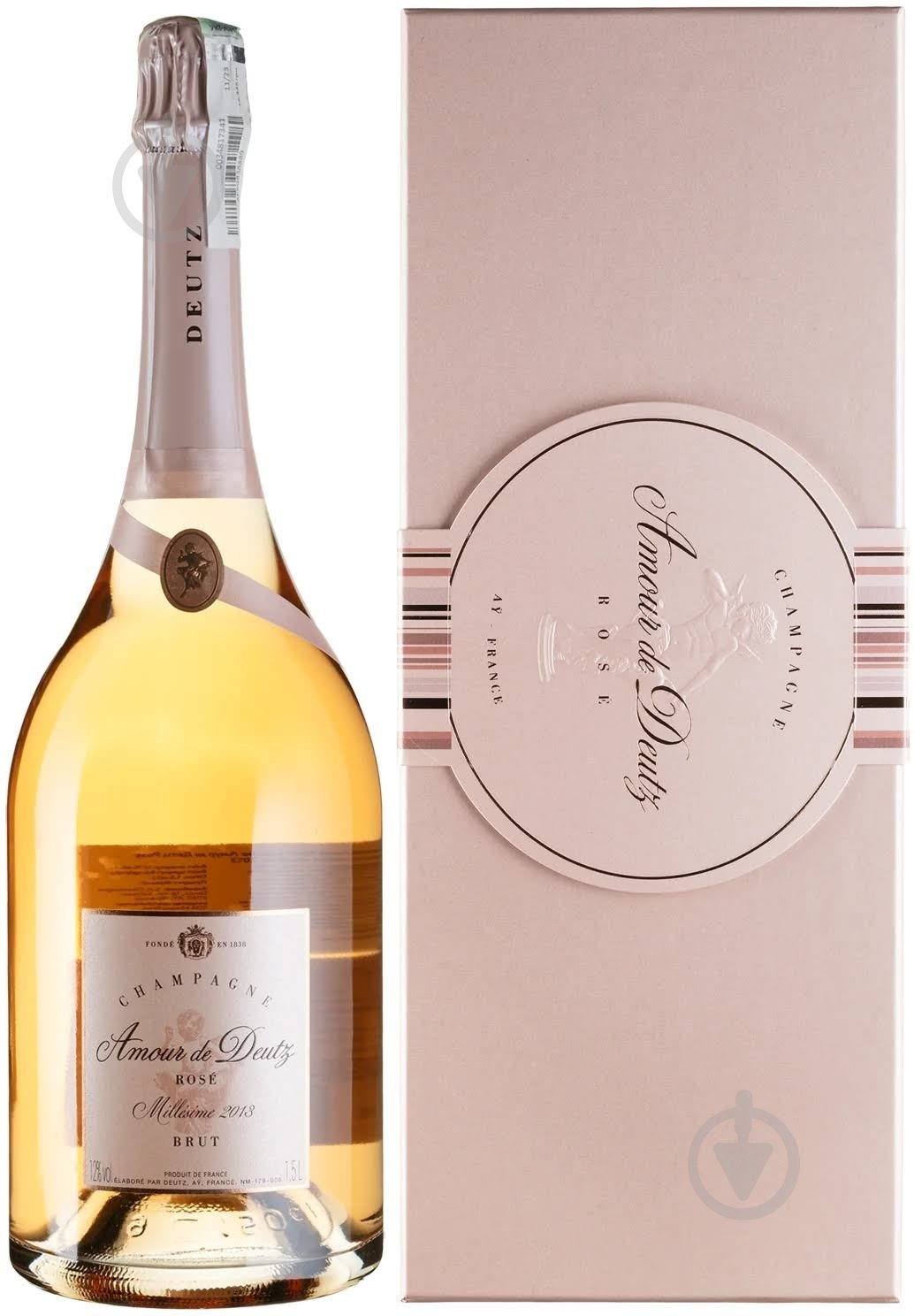Вино игристое Deutz Amour de Deutz Rose 2013 1,5 л - фото 1 Вино игристое Deutz Amour de Deutz Rose 2013 1,5 л - фото 1