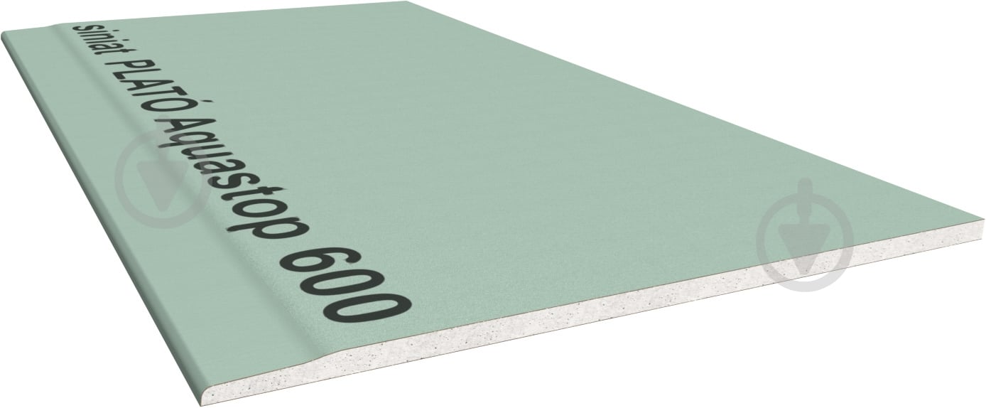 Гіпсокартон вологостійкий Plato 1500x600x12,5 мм - фото 2