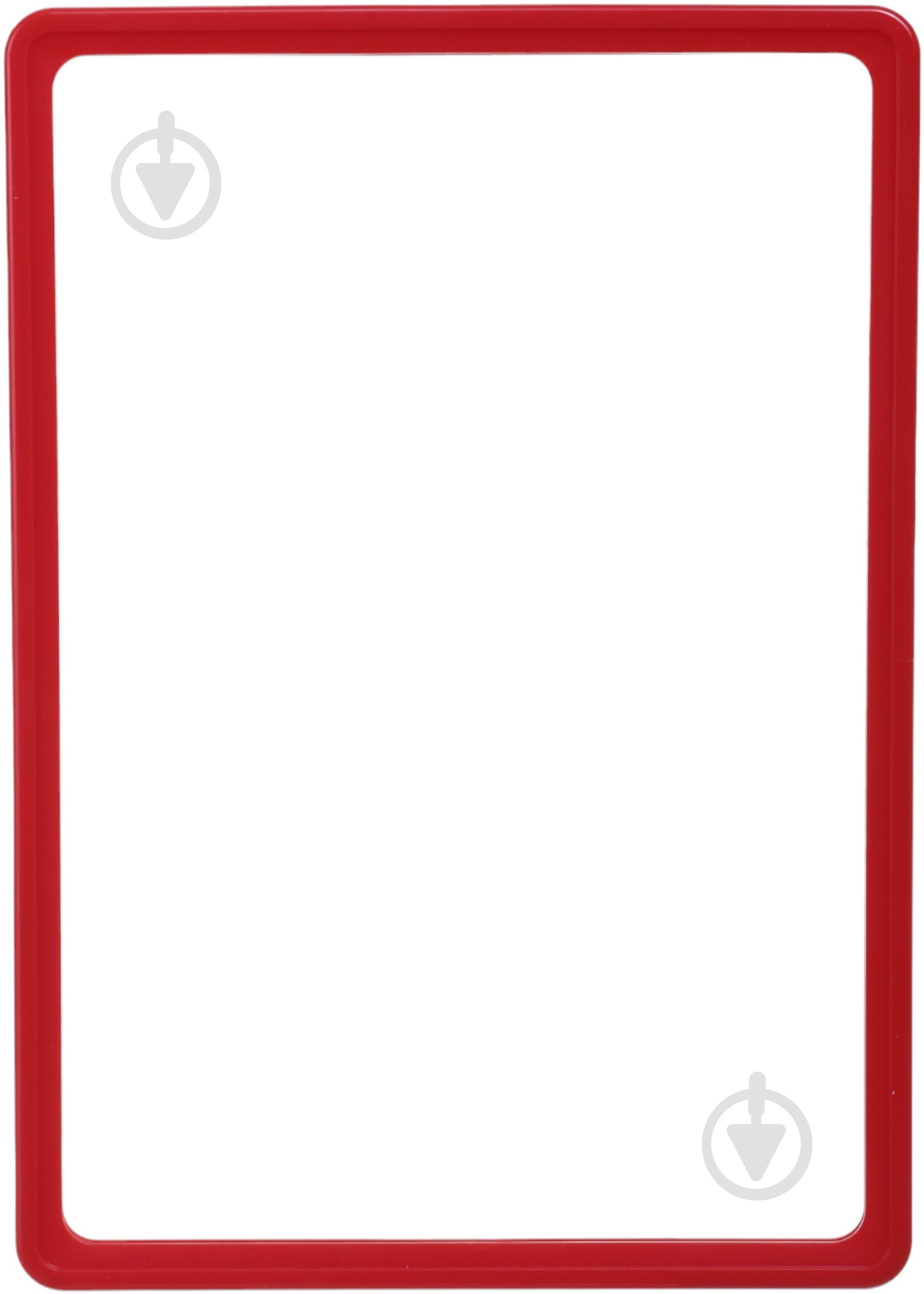 Рамка Expert формат A4 пластиковая красная - фото 1