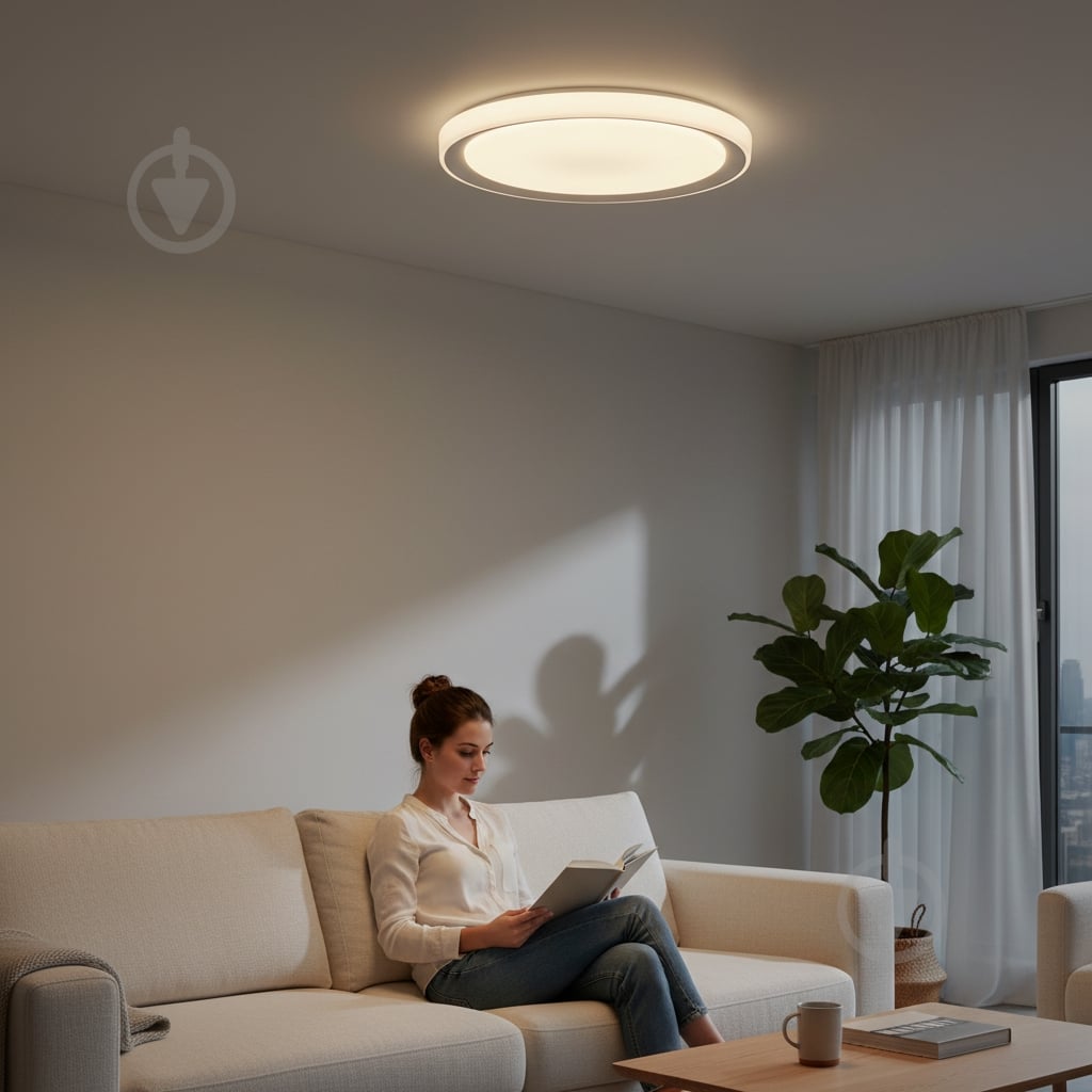 Світильник стельовий Sensio LED Yava D390хН80 2000lm 48 Вт білий 3000-6500 К AR-N250301408 - фото 14