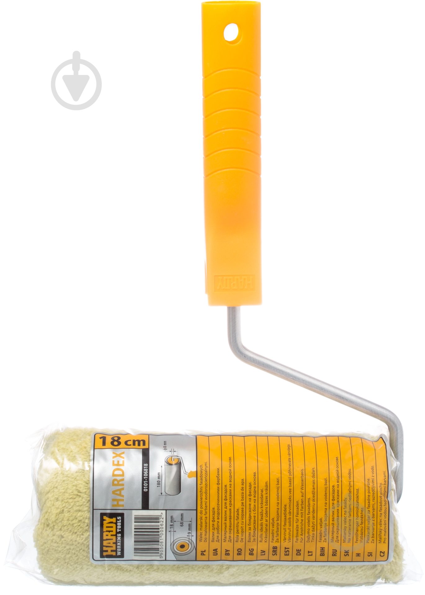 Валик з ручкою для фарбування Hardy 18x 6,8см 0101-106818 - фото 3 Валик з ручкою для фарбування Hardy 18x 6,8см 0101-106818 - фото 3