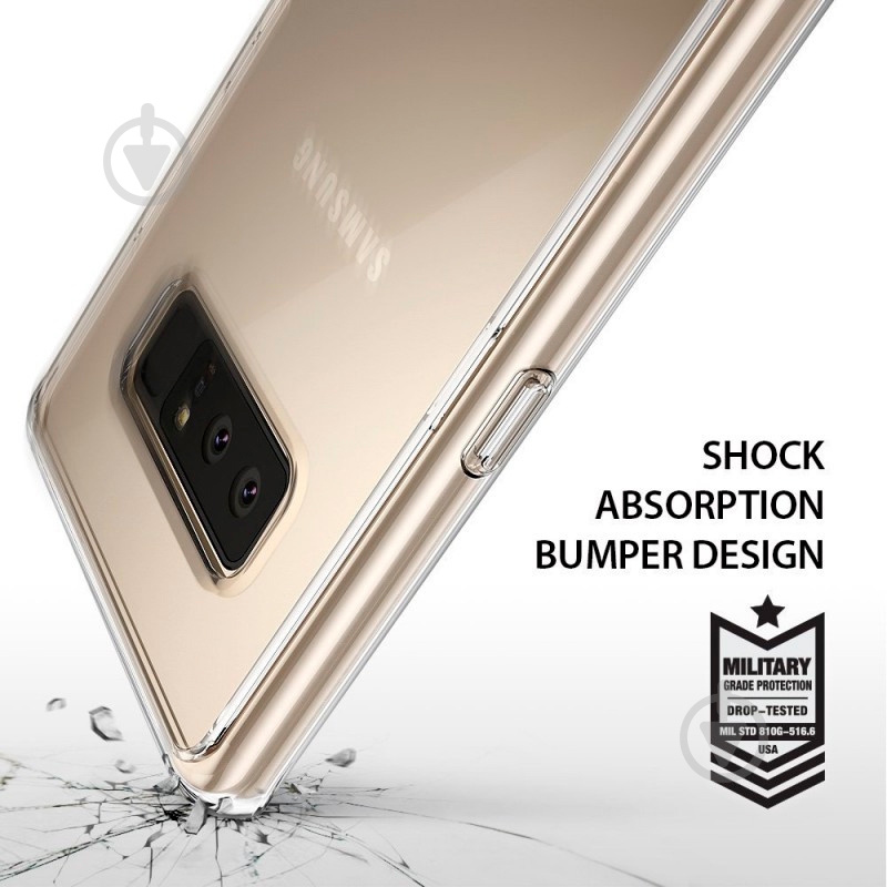 Чехол Ringke Fusion для Samsung Galaxy Note 8 Clear (RCS4367) - фото 5