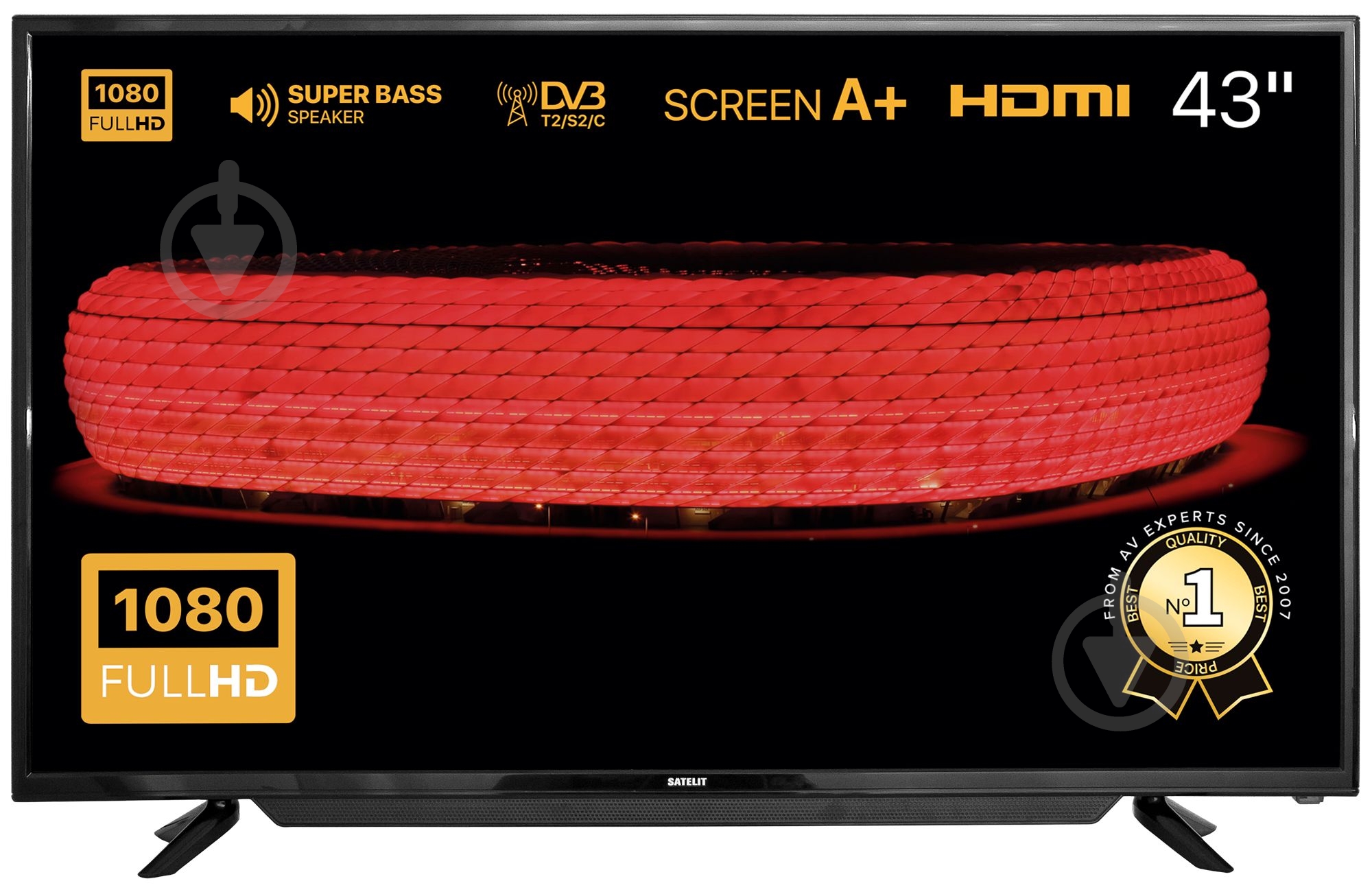 Телевизор Satelit 43F8000T - фото 1