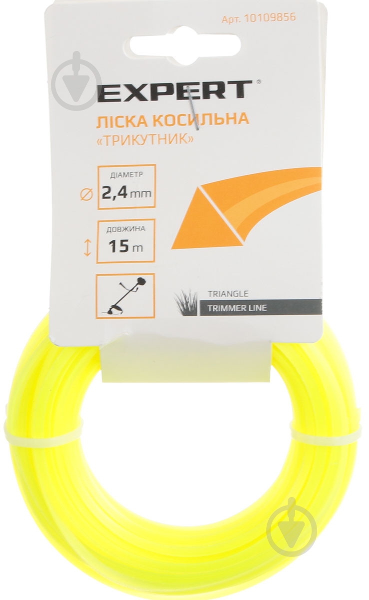 Леска косильная Expert Garden Треугольник 2,4 мм - фото 1