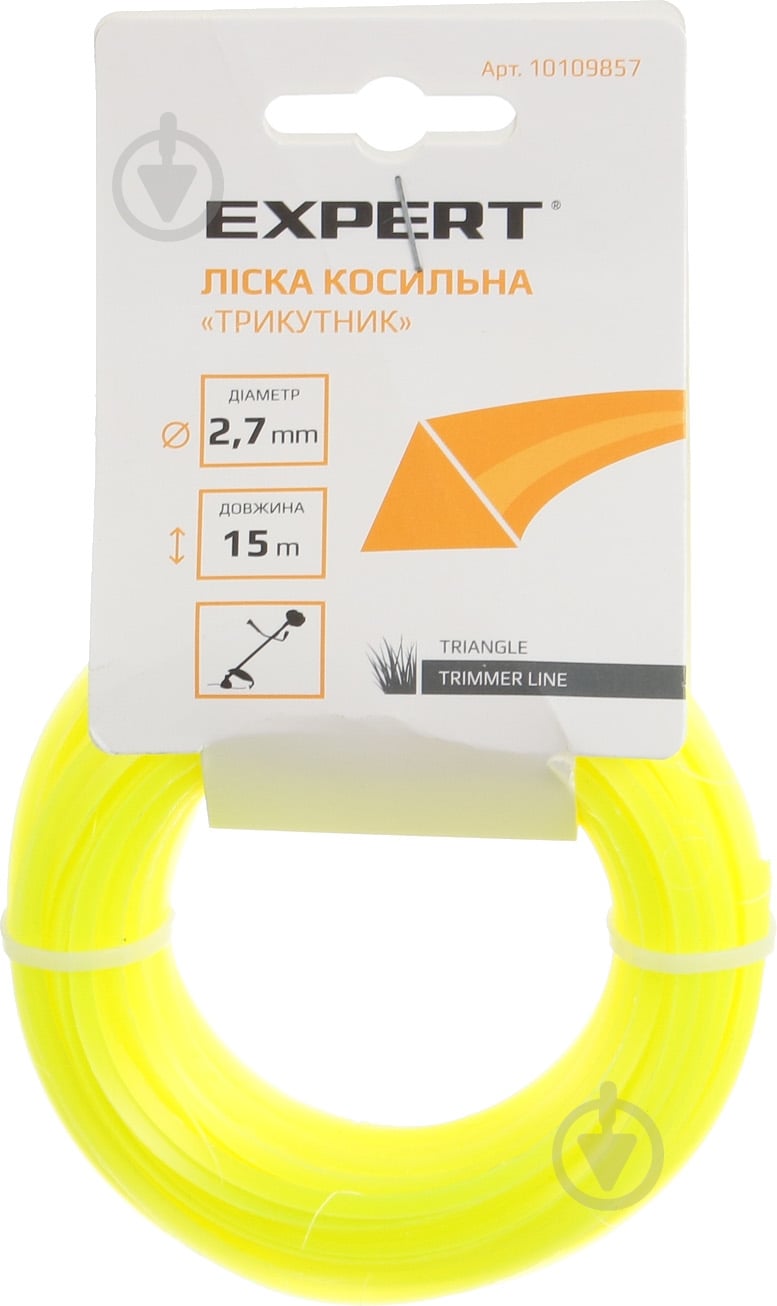Леска косильная Expert Garden Треугольник 2,7 мм - фото 1
